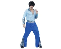 Role play-set for adult Disco 70's (shirt, pants, belt), size 56